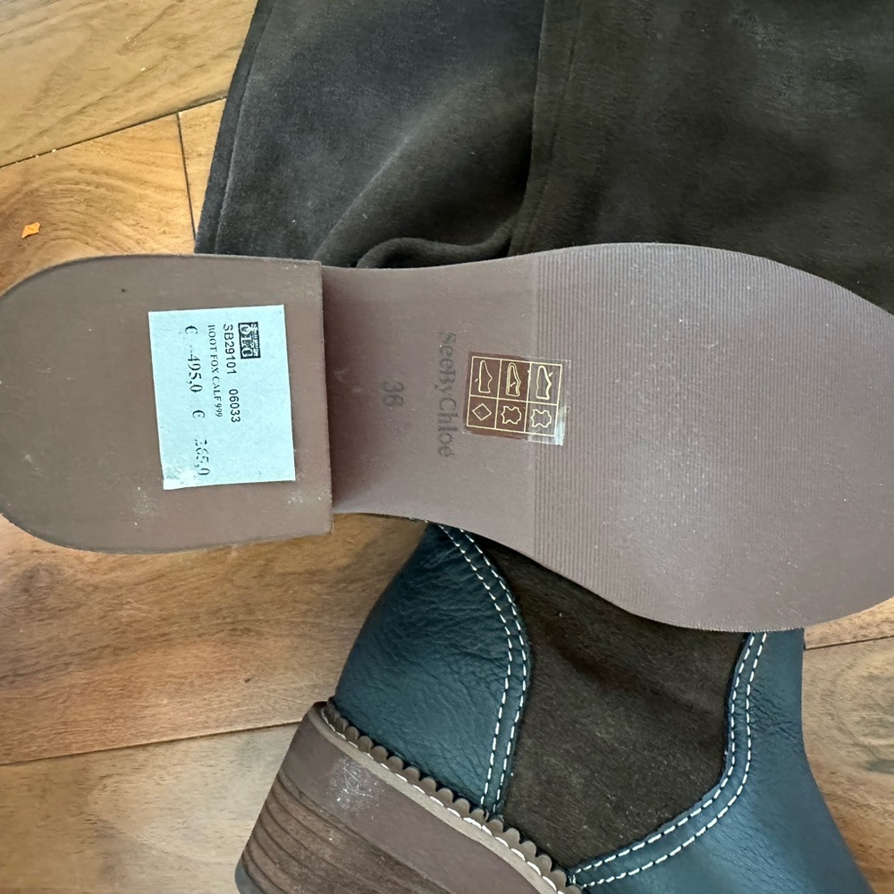 See by Chloe - fox calf boots